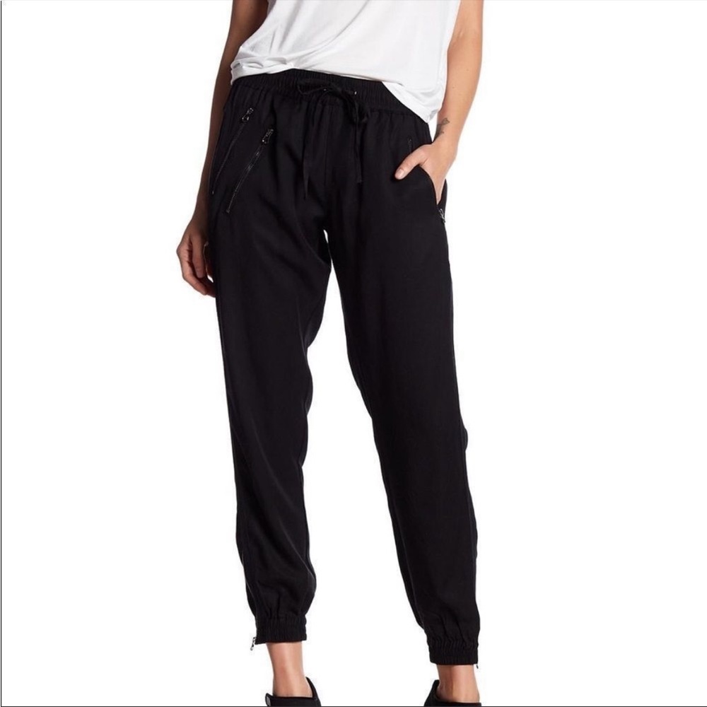 Fate Black Carley Tencel Jogger Pants